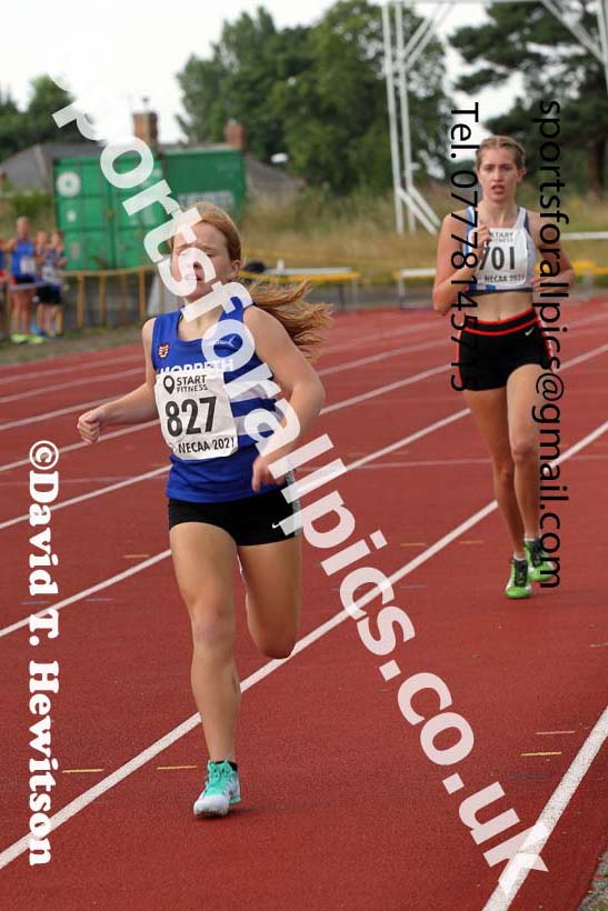 800 metres, 2021 North East Grand Prix 6, Monkton, Wednesday, August 4th. Photo: David T. Hewitson/Sports for All Pics